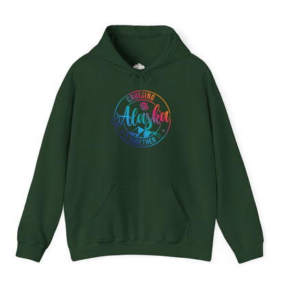 Cruising Alaska Together Shirt Hoodie – Forest Green – Alaska Cruise Shirts