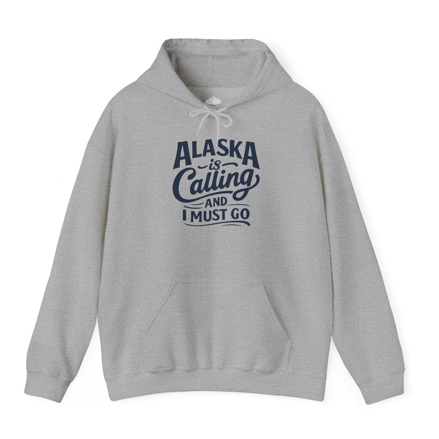 Alaska Is Calling Adventure Typography hoodie Hoodie – Sport Grey – Alaska Cruise Shirts