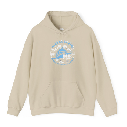 Alaska Cruise 2026 Family Adventure Shirt with Wildlife and Nature — Hoodie Hoodie – Sand – Alaska Cruise Shirts