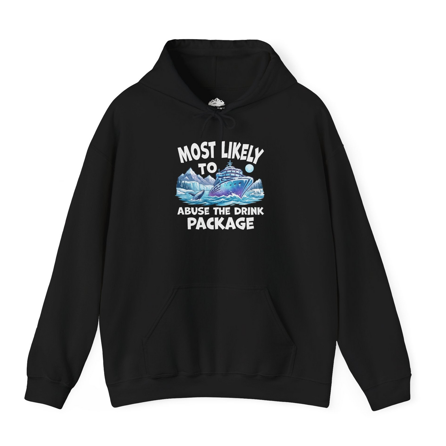 Funny Alaska Cruise Shirt Hoodie – Black – Alaska Cruise Shirts
