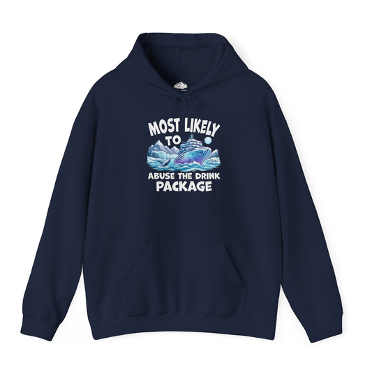 Funny Alaska Cruise Shirt Hoodie – Navy – Alaska Cruise Shirts
