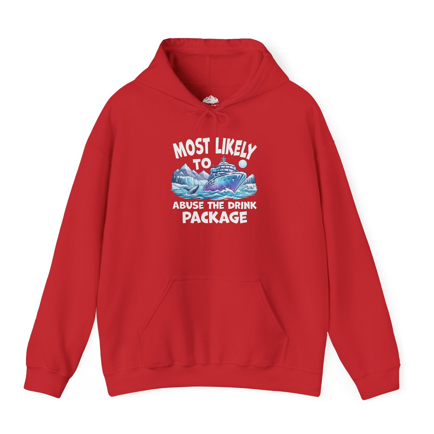 Funny Alaska Cruise Shirt Hoodie – Red – Alaska Cruise Shirts