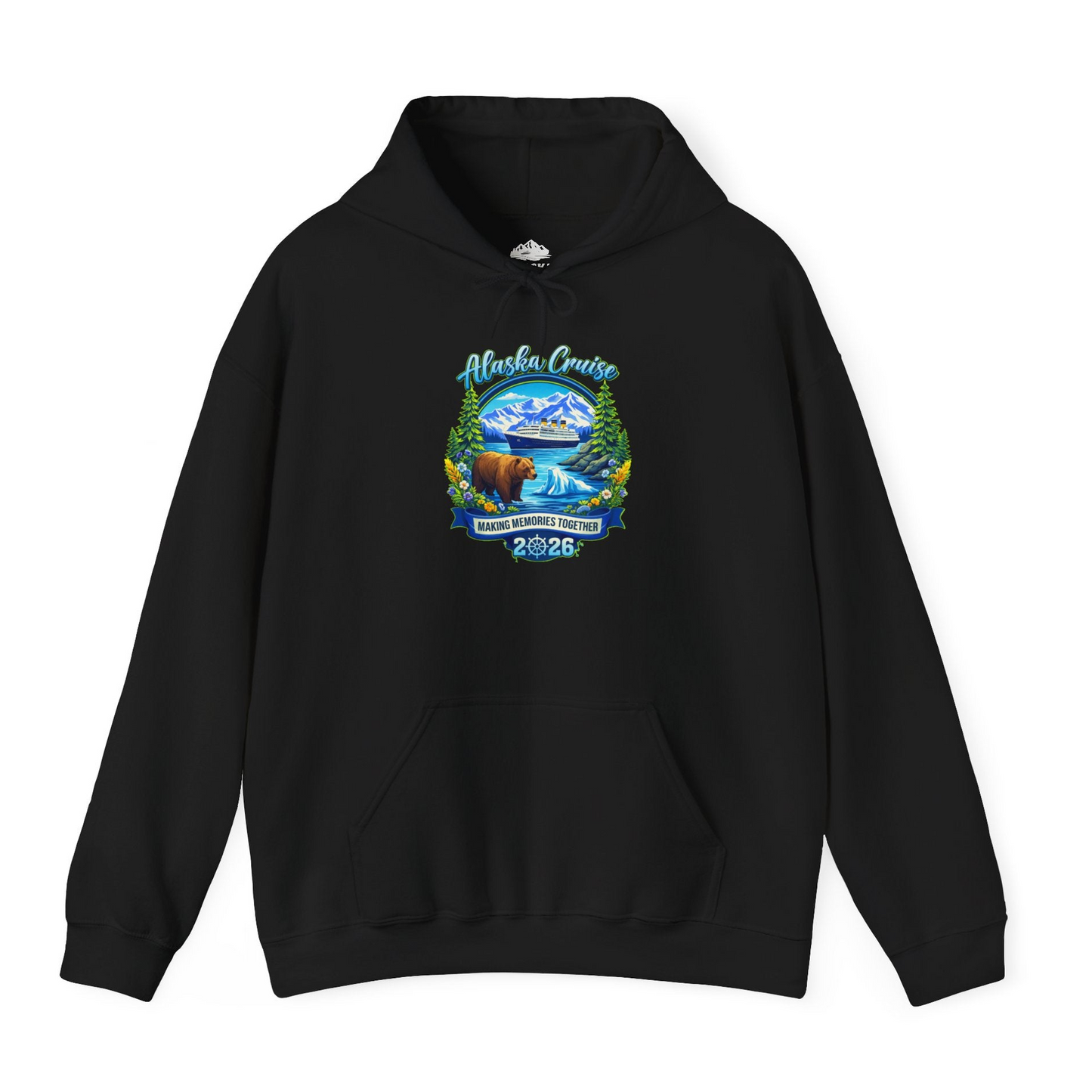 Alaska Cruise 2026 Family hoodie Hoodie – Black – Alaska Cruise Shirts