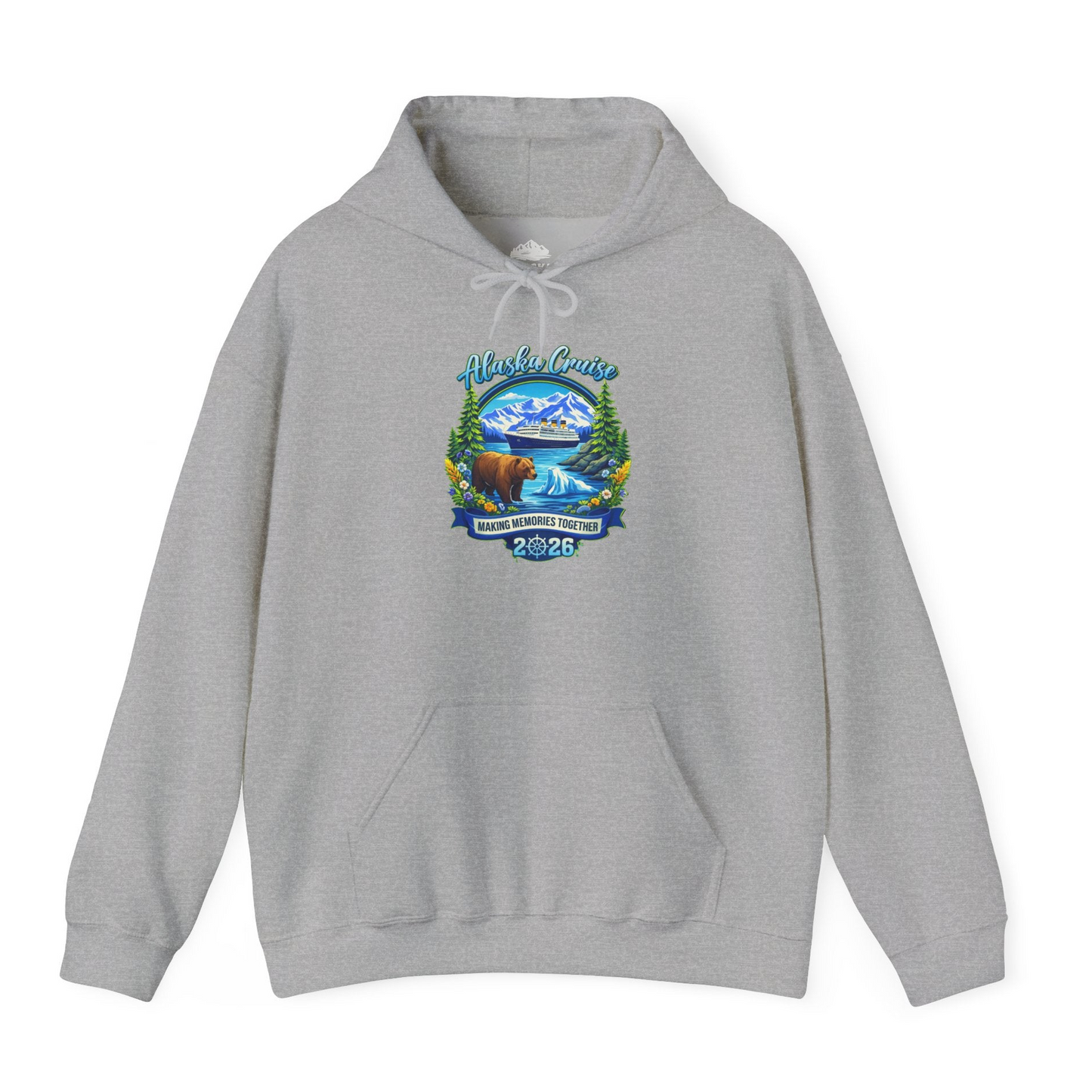Alaska Cruise 2026 Family hoodie Hoodie – Sport Grey – Alaska Cruise Shirts