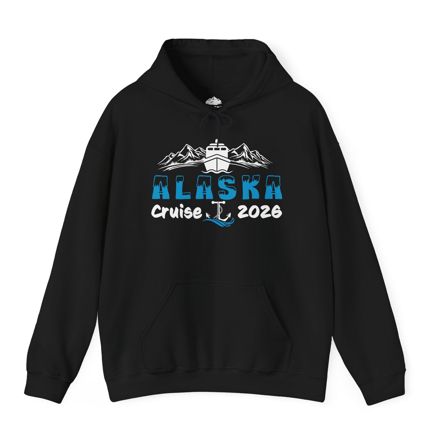 Alaska Cruise 2026 Shirt Hoodie – Black – Alaska Cruise Shirts