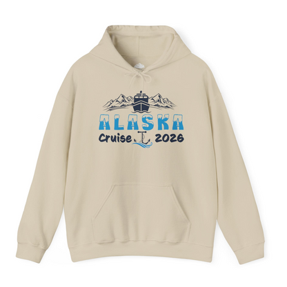 Alaska Cruise 2026 Shirt Hoodie – Sand – Alaska Cruise Shirts