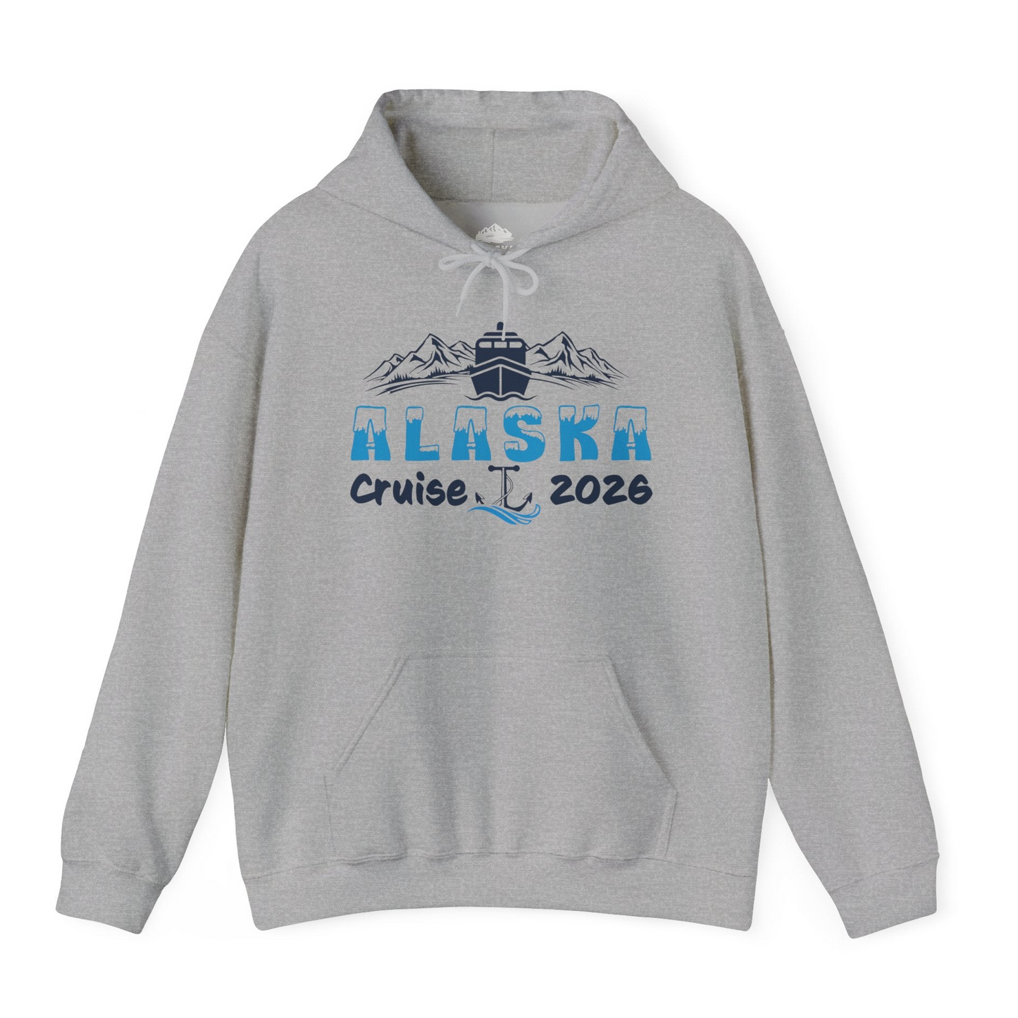 Alaska Cruise 2026 Shirt Hoodie – Sport Grey – Alaska Cruise Shirts