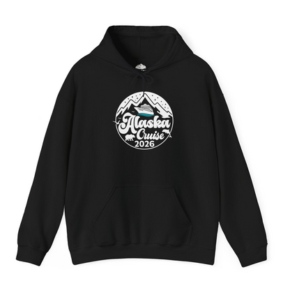 Alaska Cruise 2026 Shirt Hoodie – Black – Alaska Cruise Shirts