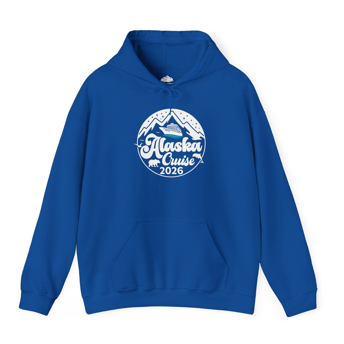 Alaska Cruise 2026 Shirt Hoodie – Royal – Alaska Cruise Shirts