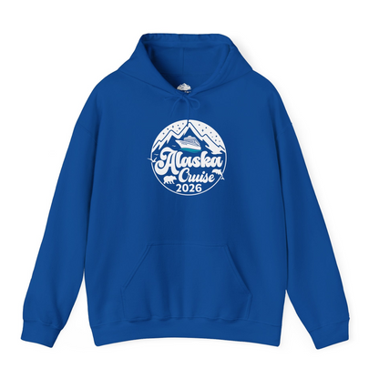 Alaska Cruise 2026 Shirt Hoodie – Royal – Alaska Cruise Shirts