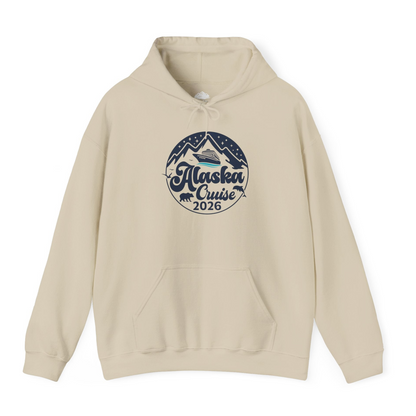 Alaska Cruise 2026 Shirt Hoodie – Sand – Alaska Cruise Shirts