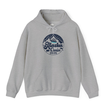 Alaska Cruise 2026 Shirt Hoodie – Sport Grey – Alaska Cruise Shirts