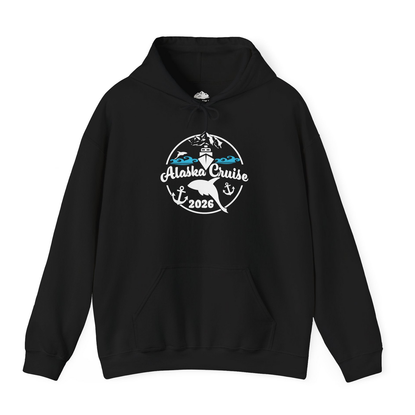 Alaska Cruise 2026 Shirt Hoodie – Black – Alaska Cruise Shirts