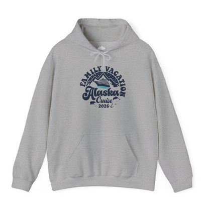 Alaska Family Cruise Shirt Hoodie – Sport Grey – Alaska Cruise Shirts