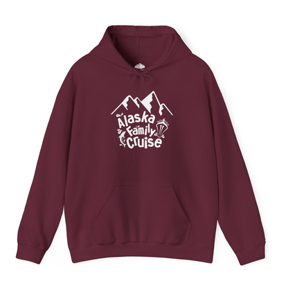 Alaska Family Cruise Adventure Shirt Hoodie – Maroon – Alaska Cruise Shirts
