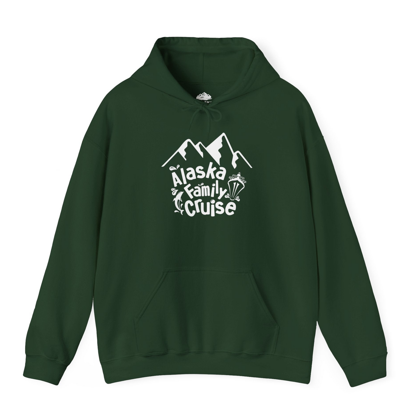 Alaska Family Cruise Adventure Shirt Hoodie – Forest Green – Alaska Cruise Shirts
