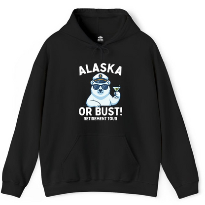 Alaska Retirement Cruise Shirt Hoodie – Black – Alaska Cruise Shirts