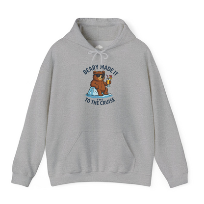 Funny Cruise Bear Shirt Hoodie – Sport Grey – Alaska Cruise Shirts