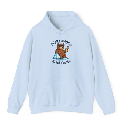 Funny Cruise Bear Shirt Hoodie – Light Blue – Alaska Cruise Shirts
