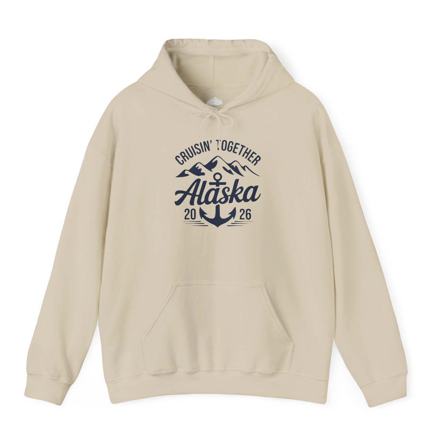 Alaska Cruise Shirt Hoodie – Sand – Alaska Cruise Shirts