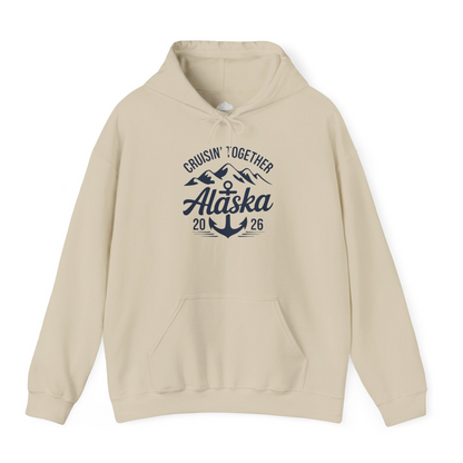 Alaska Cruise Shirt Hoodie – Sand – Alaska Cruise Shirts