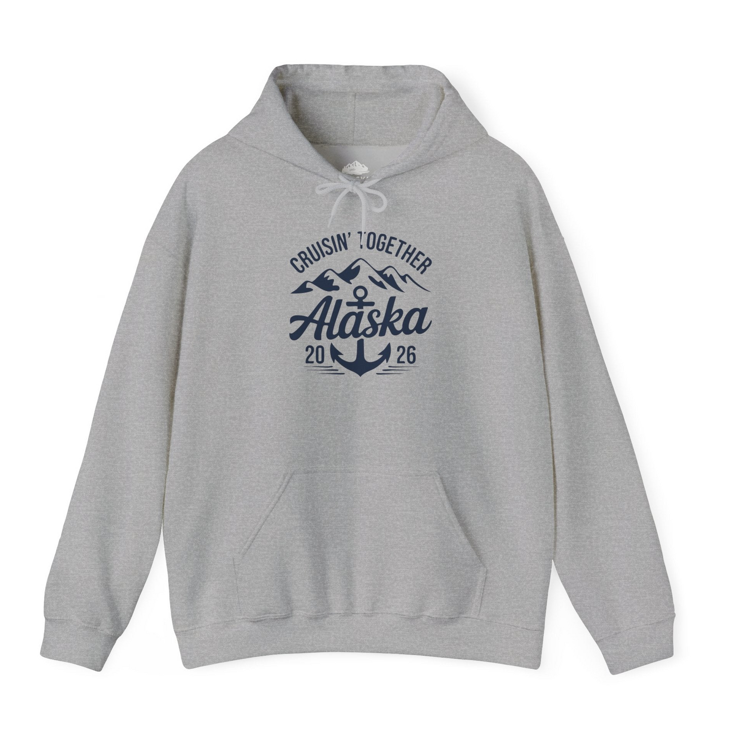 Alaska Cruise Shirt Hoodie – Sport Grey – Alaska Cruise Shirts