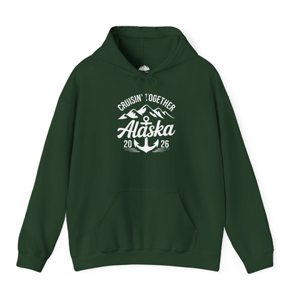Alaska Cruise Shirt Hoodie – Forest Green – Alaska Cruise Shirts