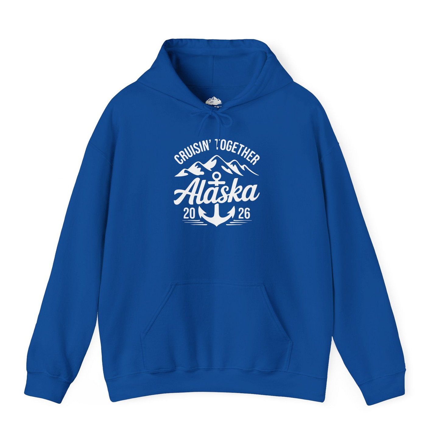 Alaska Cruise Shirt Hoodie – Royal – Alaska Cruise Shirts