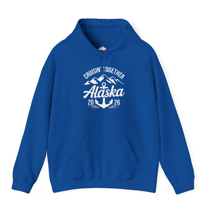 Alaska Cruise Shirt Hoodie – Royal – Alaska Cruise Shirts