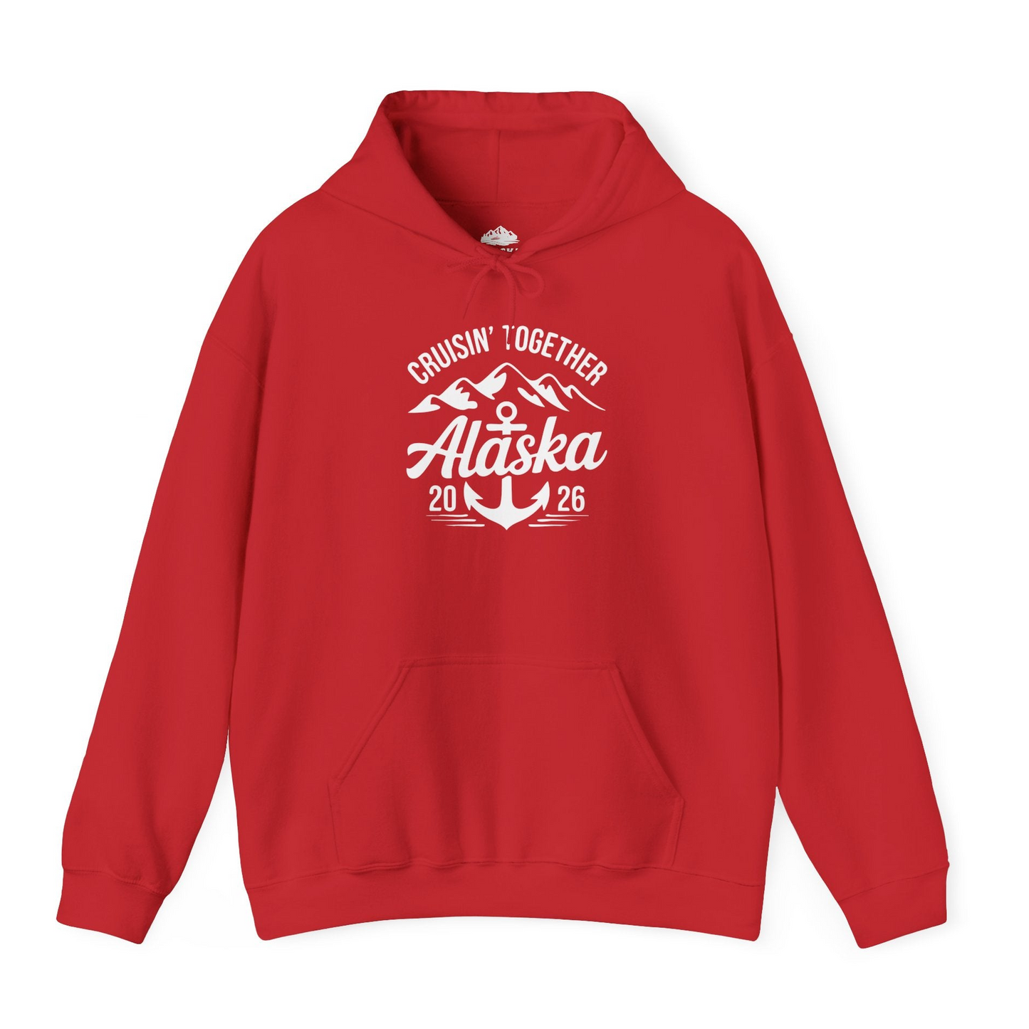 Alaska Cruise Shirt Hoodie – Red – Alaska Cruise Shirts