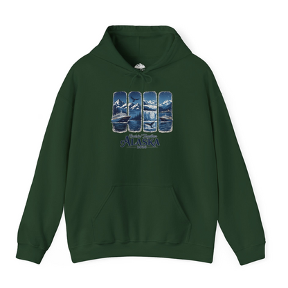 Alaska Cruise Adventure Shirt Hoodie – Forest Green – Alaska Cruise Shirts