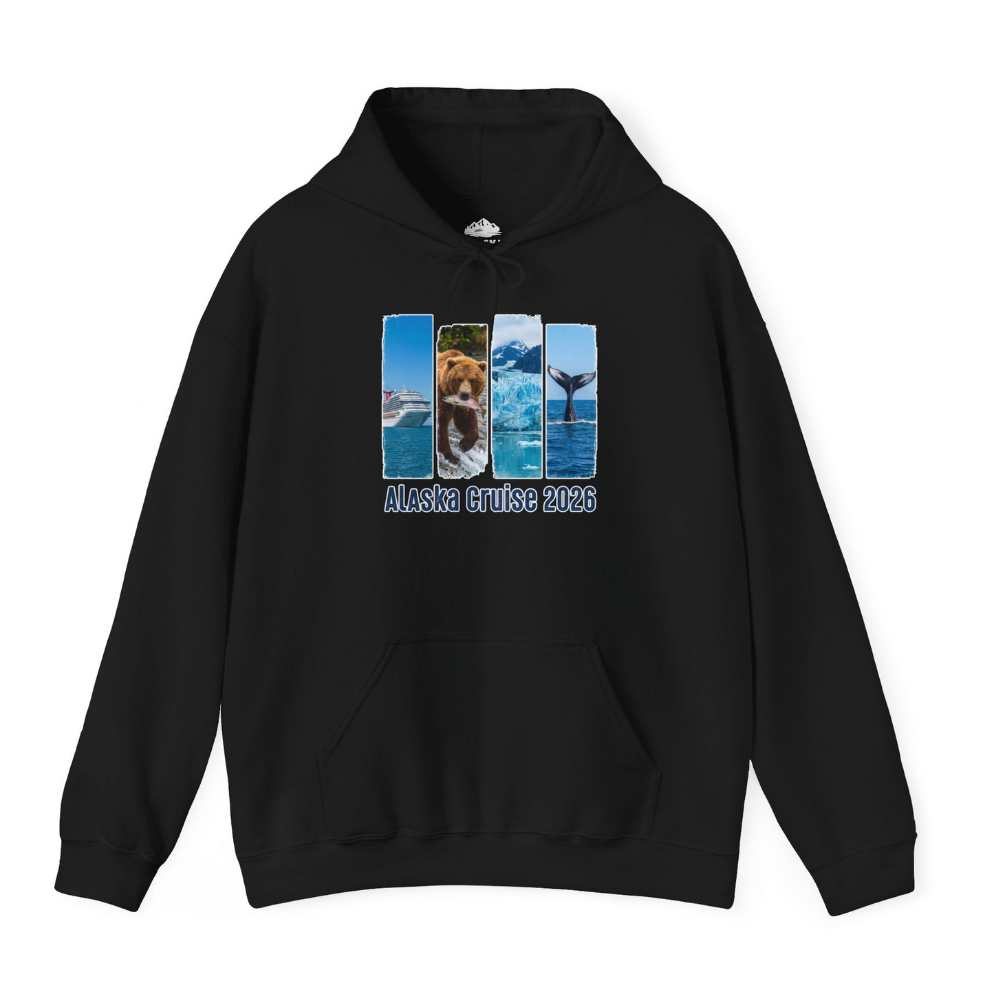 Alaska Cruise 2026 Wildlife Nature Adventure Vacation Shirt — Hoodie Hoodie – Black – Alaska Cruise Shirts