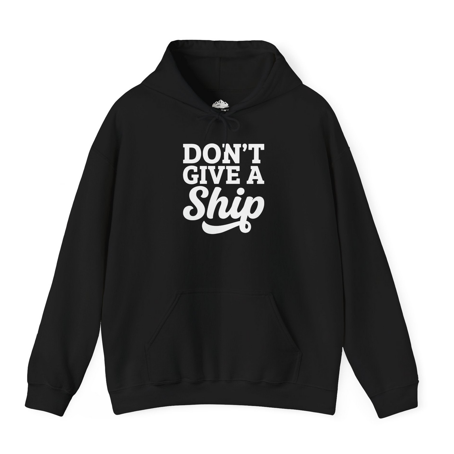 Don’t Give a Ship Bold Funny Cruise Vacation Shirt — Hoodie Hoodie – Black – Alaska Cruise Shirts