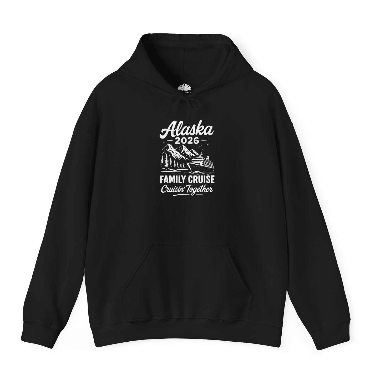 Alaska Family Cruise 2026 Cruisin Together Matching Shirt — Hoodie Hoodie – Black – Alaska Cruise Shirts