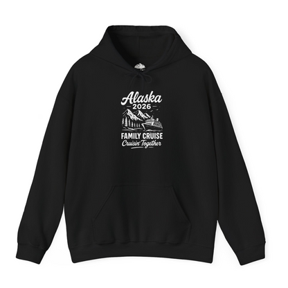 Alaska Family Cruise 2026 Cruisin Together Matching Shirt — Hoodie Hoodie – Black – Alaska Cruise Shirts