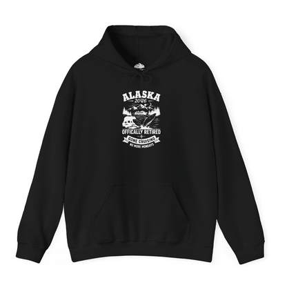 Alaska 2026 Officially Retired Gone Cruising T-Shirt for Travelers — Hoodie Hoodie – Black – Alaska Cruise Shirts