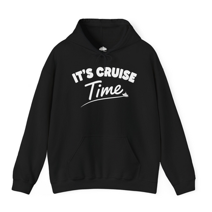 Fun Cruise Time Vacation Shirt for Cruise Lovers and Groups — Hoodie Hoodie – Black – Alaska Cruise Shirts