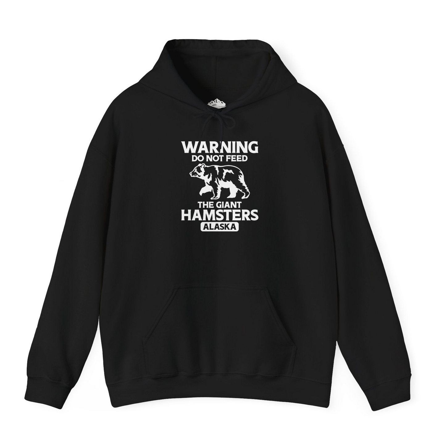 Warning Do Not Feed The Giant Hamsters Alaska Funny Bear Shirt Hoodie – Black – Alaska Cruise Shirts