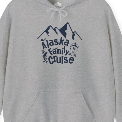 Alaska Family Cruise Adventure Shirt Hoodie – Sport Grey – Alaska Cruise Shirts Close Up