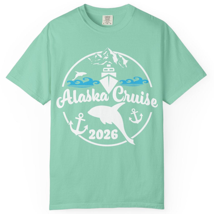 Alaska Cruise 2026 Shirt - Nautical Wildlife Adventure Graphic Tee – Island Reef – Alaska Cruise Shirts