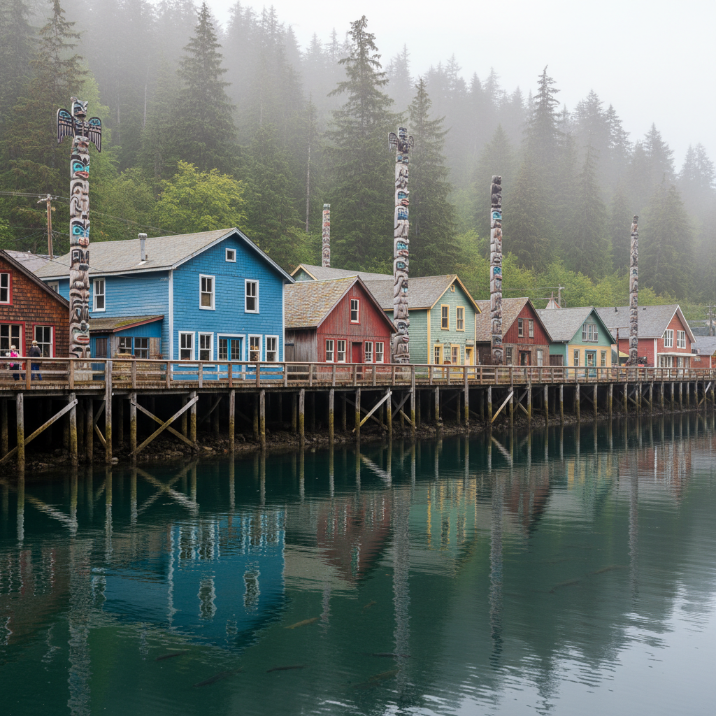 Ketchikan Alaska Creek Street hero image