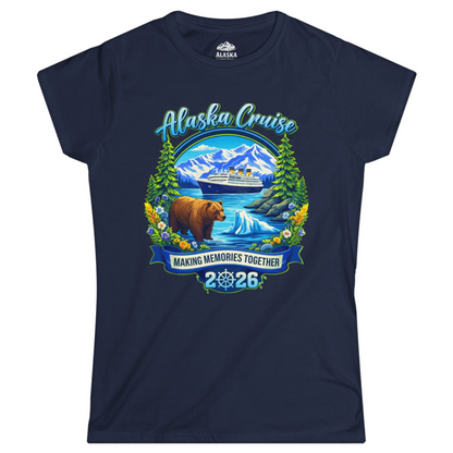 Alaska Cruise 2026 Family Shirt Ladies T-Shirt – Alaska Cruise Shirts