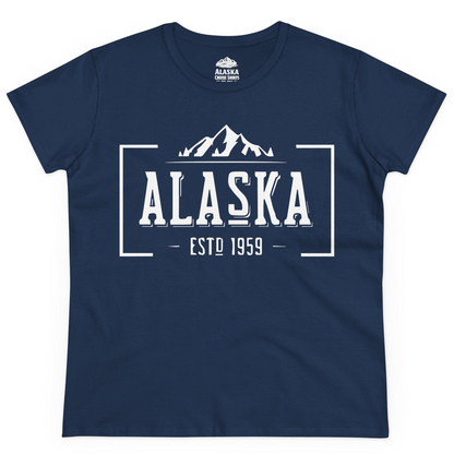 Vintage Alaska Estd 1959 Shirt Ladies T-Shirt – Alaska Cruise Shirts