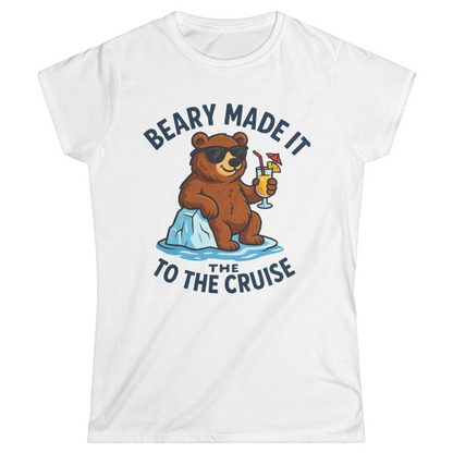 Funny Cruise Bear Shirt Ladies T-Shirt – Alaska Cruise Shirts