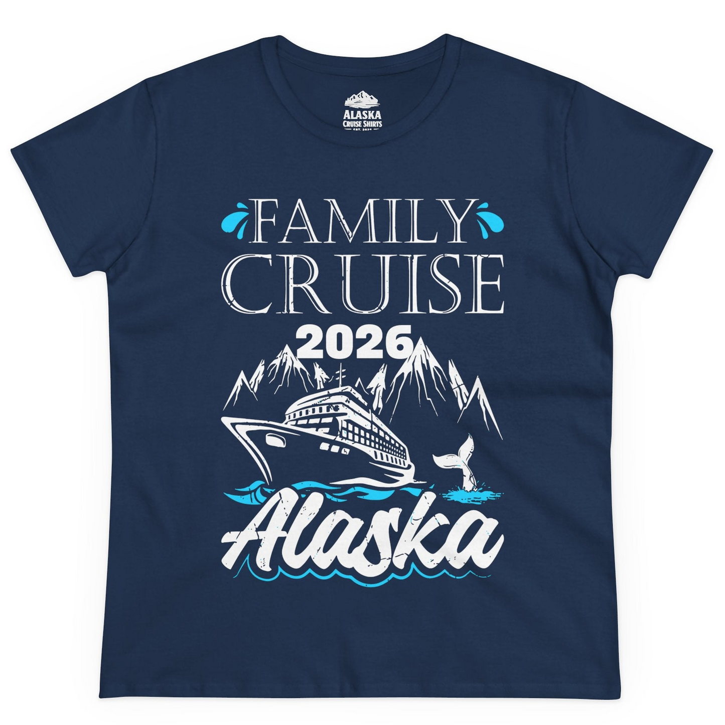 Alaska Family Cruise Shirt Ladies T-Shirt – Alaska Cruise Shirts