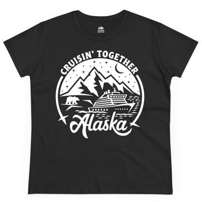 Alaska Cruise Adventure Shirt Ladies T-Shirt – Alaska Cruise Shirts Close Up