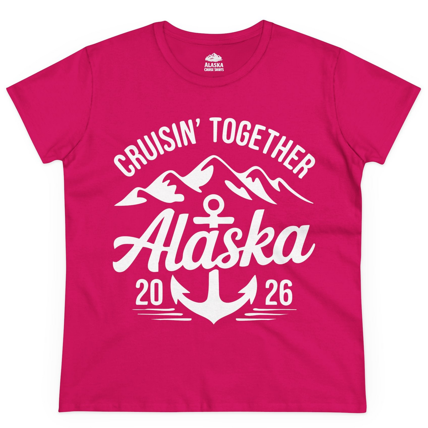 Alaska Cruise Shirt Ladies T-Shirt – Heliconia – Alaska Cruise Shirts