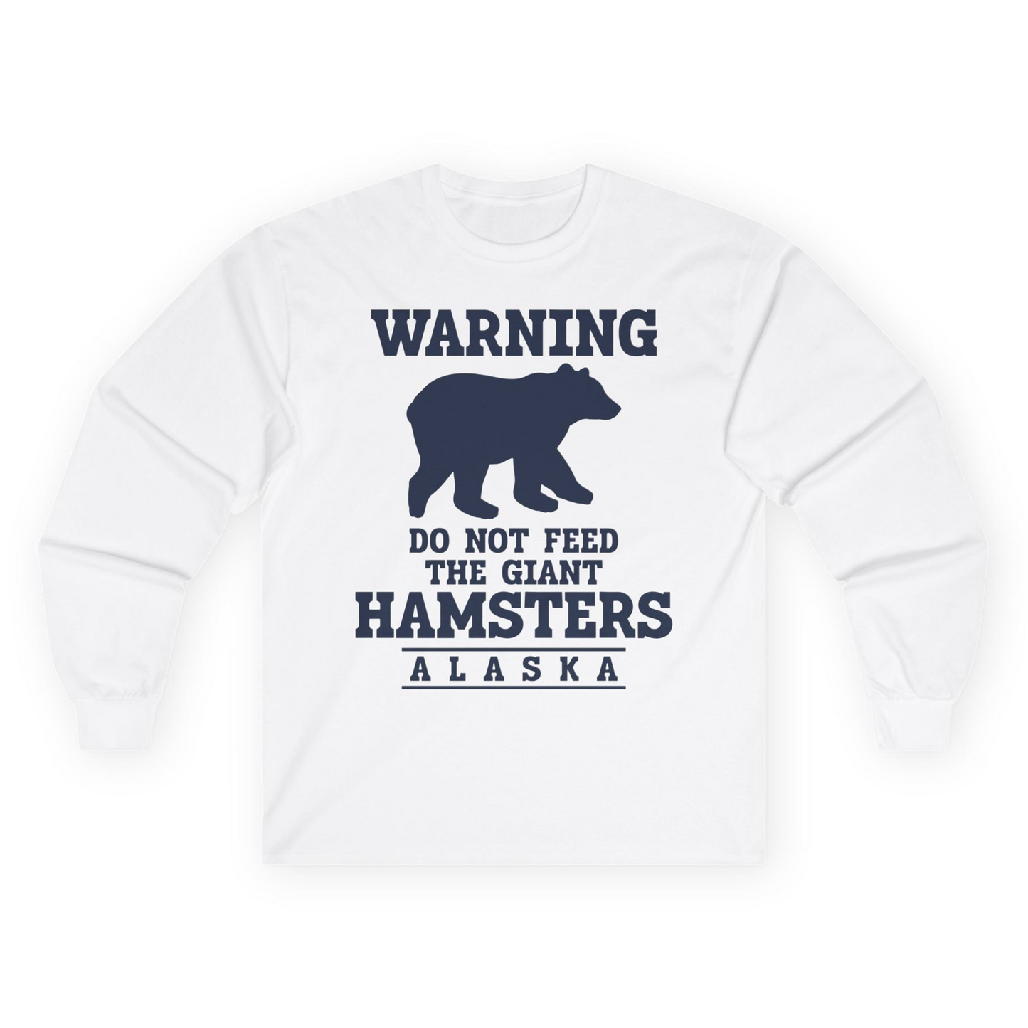 Funny Alaska Bear Warning Shirt Long Sleeve Shirt – Alaska Cruise Shirts