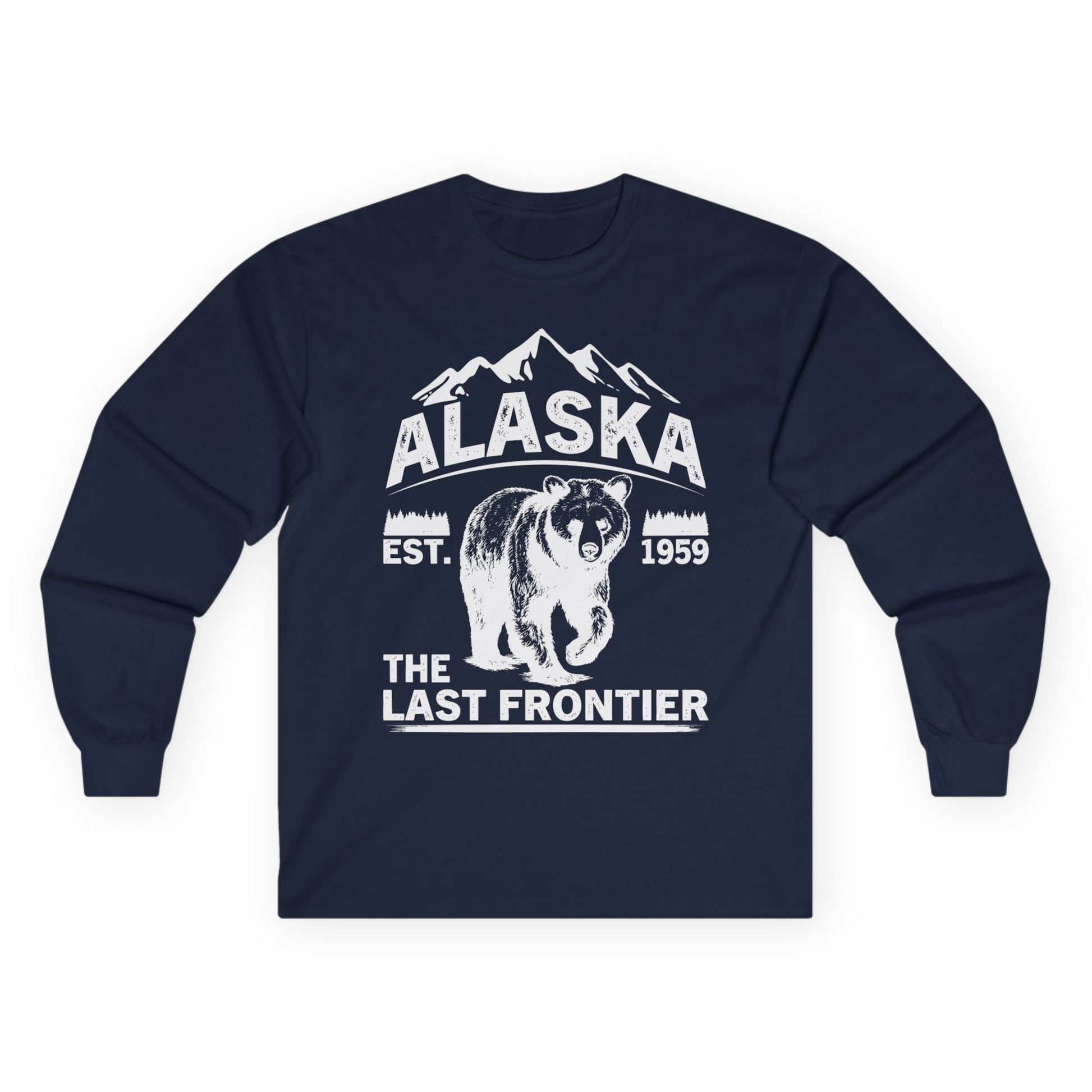Alaska Bear Shirt Long Sleeve Shirt – Alaska Cruise Shirts