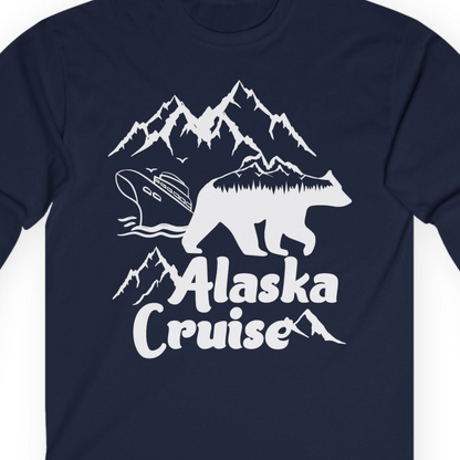 Alaska Cruise Shirt Long Sleeve Shirt – Alaska Cruise Shirts Close Up